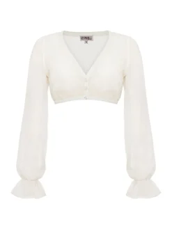 Dirndlbluse ARNSTEIN in weiß