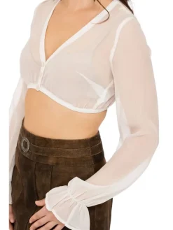 Dirndlbluse ARNSTEIN in weiß