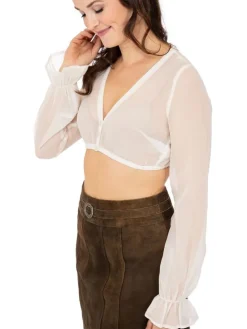Dirndlbluse ARNSTEIN in weiß