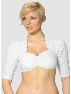 Dirndlbluse "Clara" in Weiß