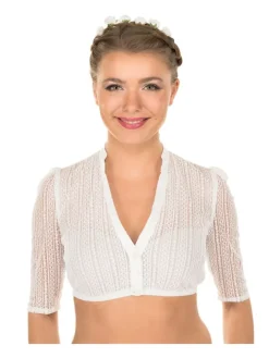 Dirndlbluse EMMA-LINDA in weiß