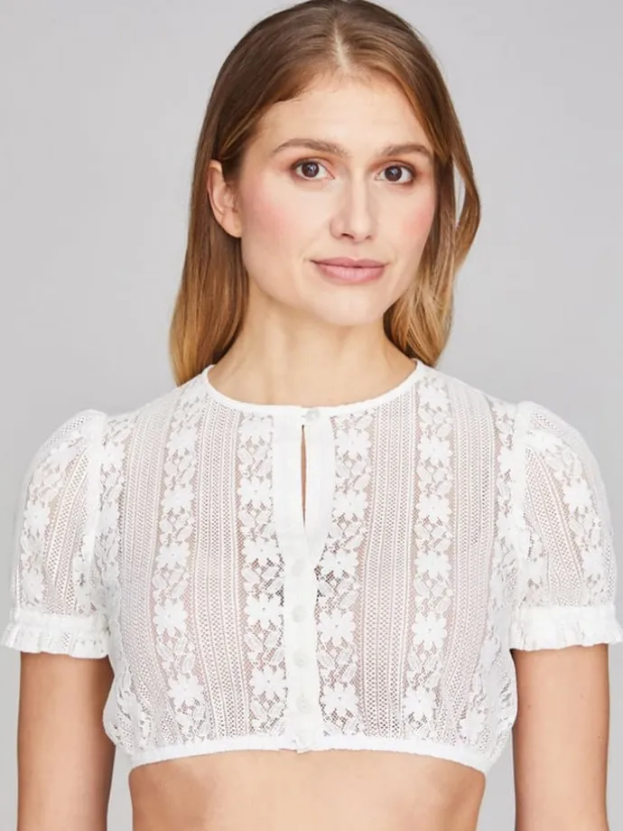Dirndlbluse "Esme" in Weiß