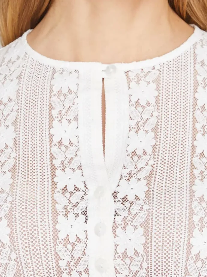Dirndlbluse "Esme" in Weiß