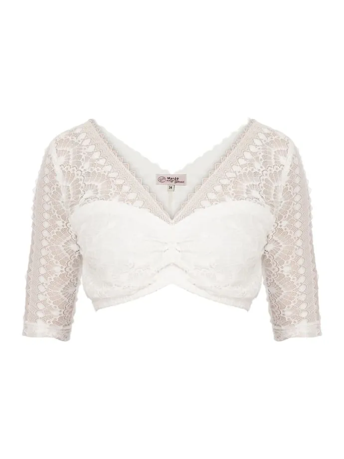 Dirndlbluse FORSTEN in offwhite
