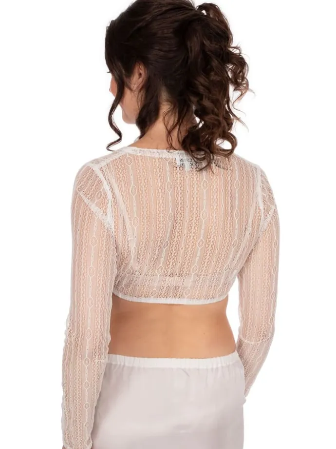 Dirndlbluse HANJA-DORINA in offwhite