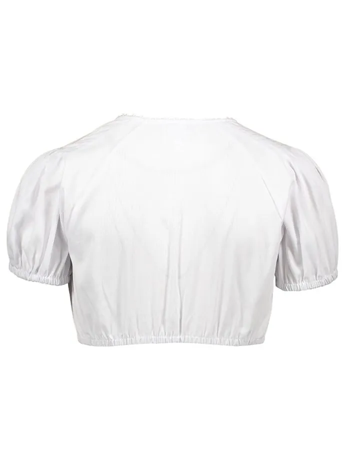 Dirndlbluse in Weiß
