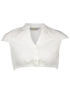 Dirndlbluse in Weiß