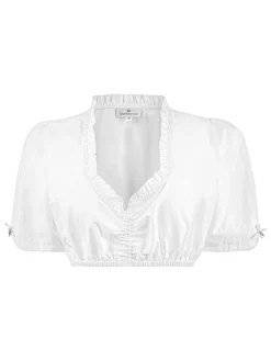 Dirndlbluse in Weiß