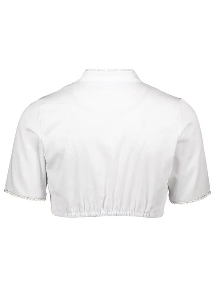 Dirndlbluse in Weiß