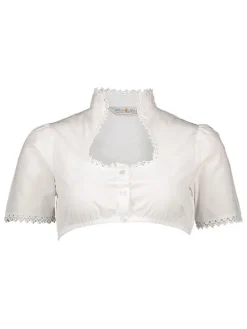 Dirndlbluse in Weiß