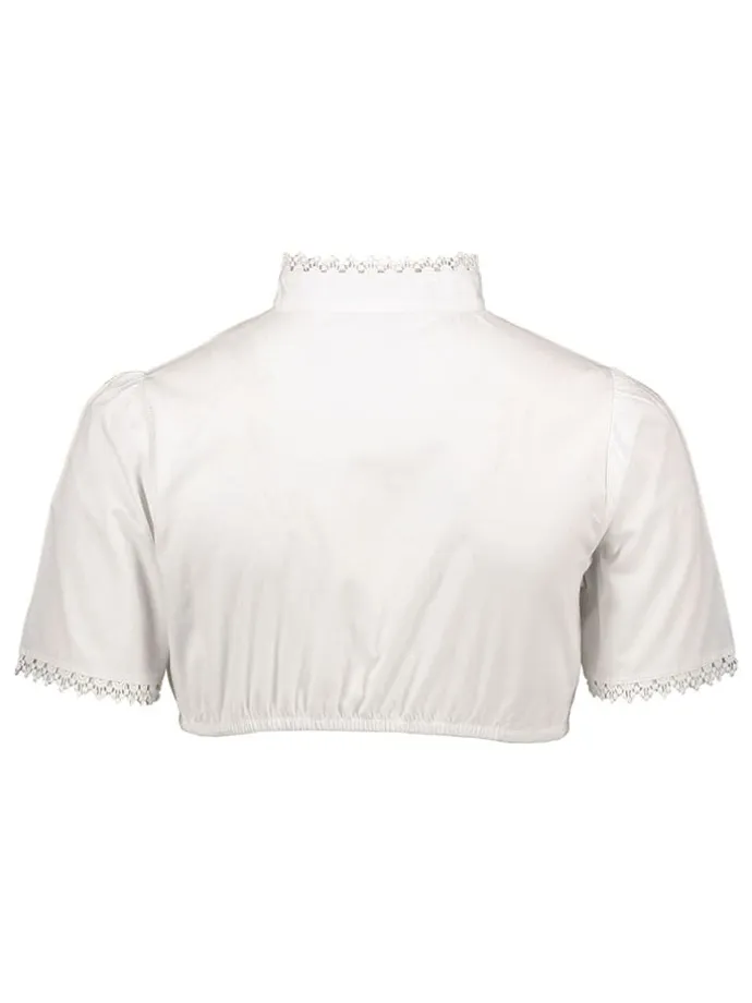 Dirndlbluse in Weiß