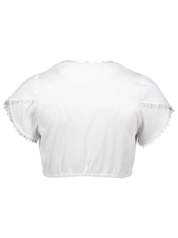 Dirndlbluse in Weiß