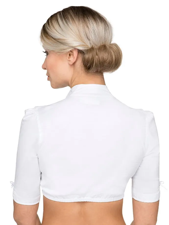 Dirndlbluse in Weiß