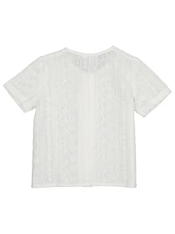Dirndlbluse in Weiß
