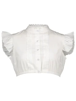Dirndlbluse in Weiß