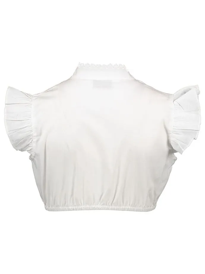 Dirndlbluse in Weiß