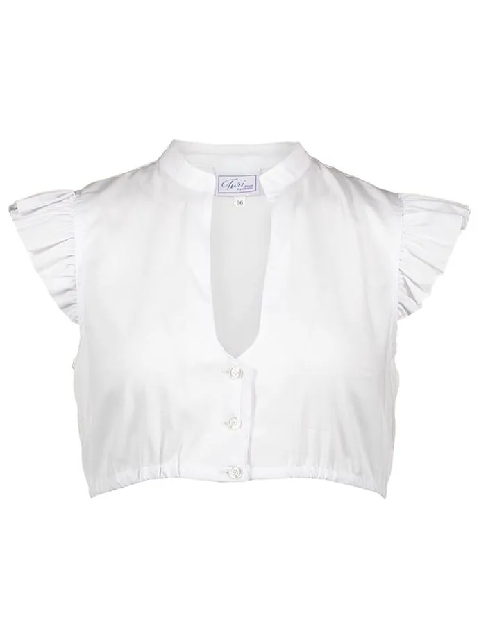 Dirndlbluse in Weiß