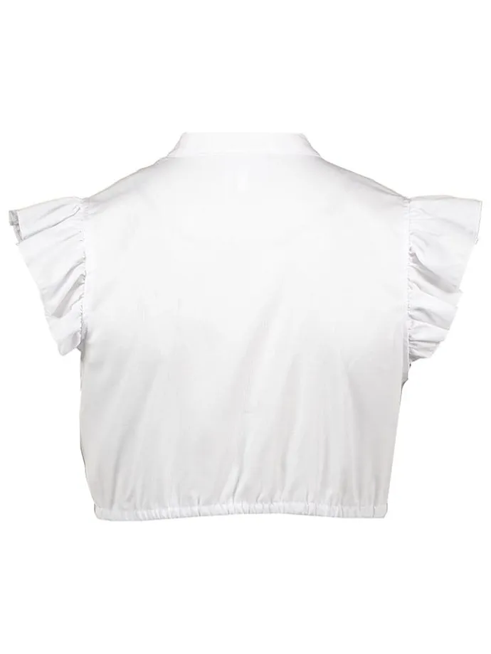 Dirndlbluse in Weiß
