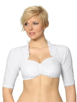 Dirndlbluse in Weiß