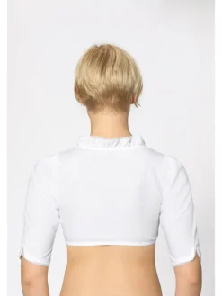 Dirndlbluse in Weiß