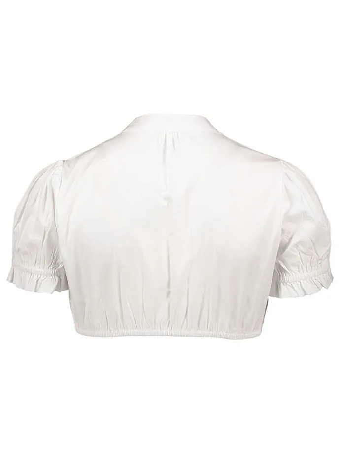 Dirndlbluse in Weiß