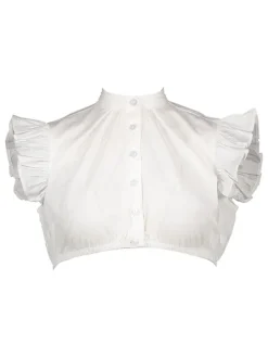Dirndlbluse in Weiß