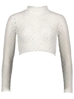 Dirndlbluse in Weiß