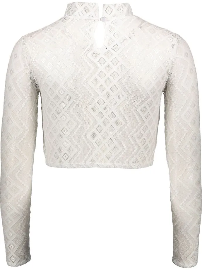 Dirndlbluse in Weiß