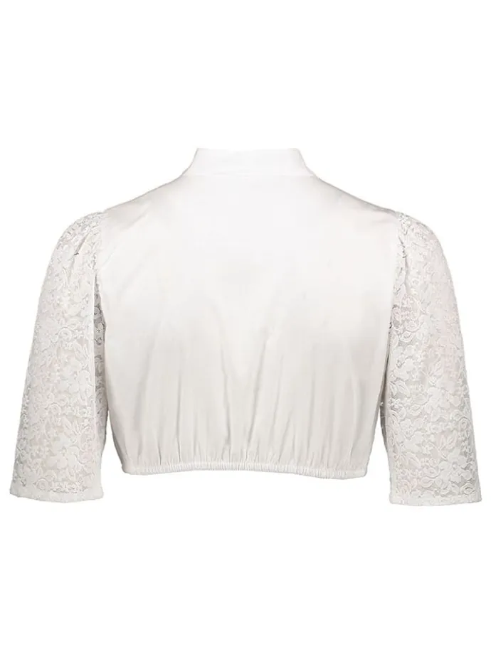 Dirndlbluse in Weiß