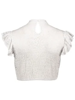 Dirndlbluse in Weiß