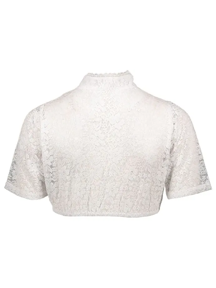 Dirndlbluse in Weiß