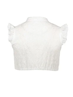 Dirndlbluse in Weiß