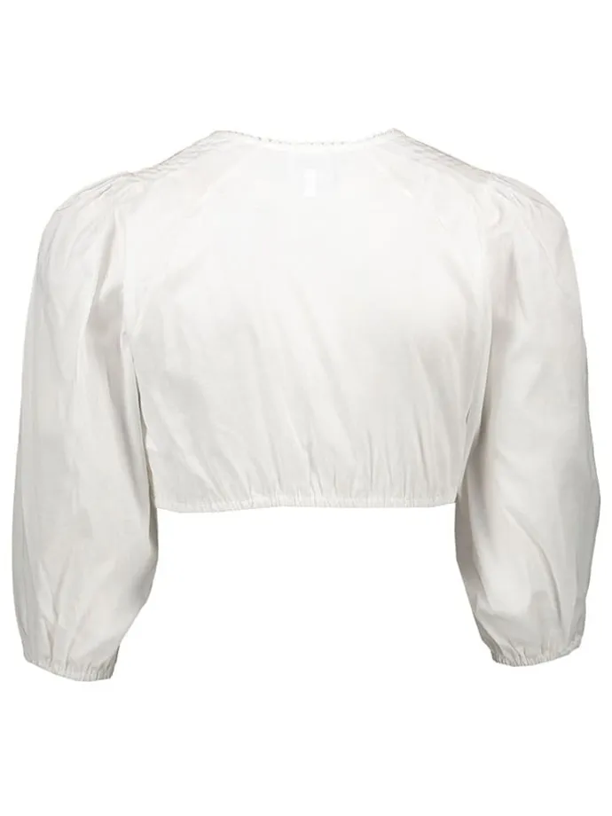 Dirndlbluse in Weiß
