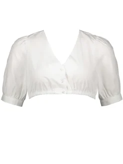 Dirndlbluse in Weiß