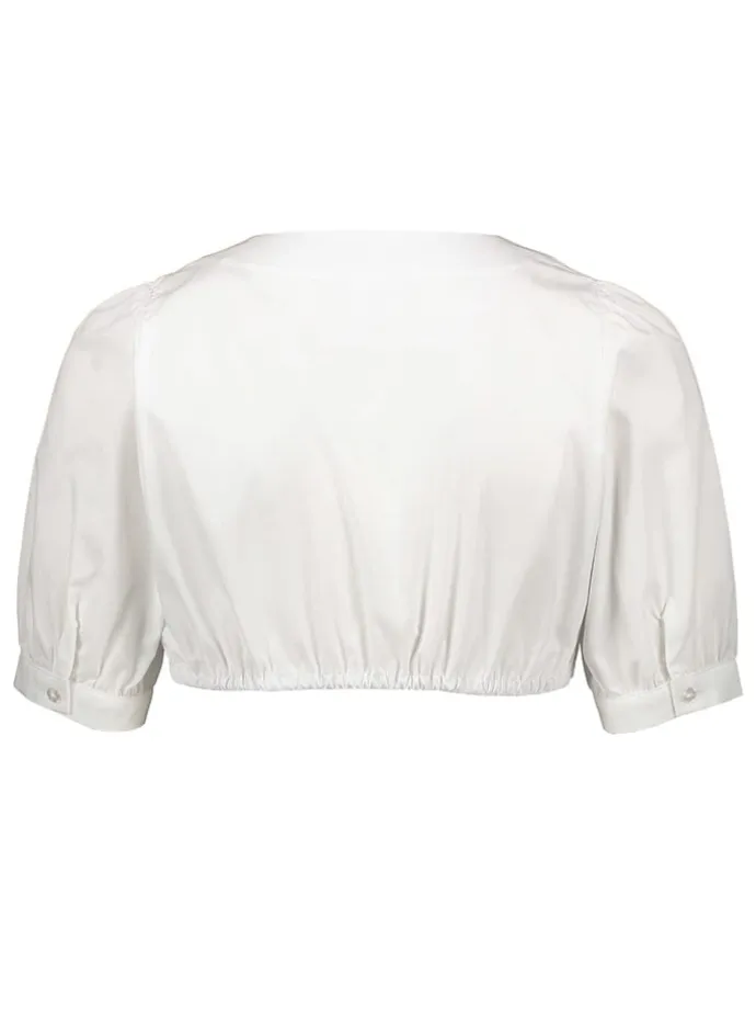 Dirndlbluse in Weiß