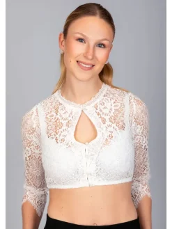 Dirndlbluse in Weiß