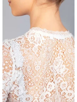 Dirndlbluse in Weiß