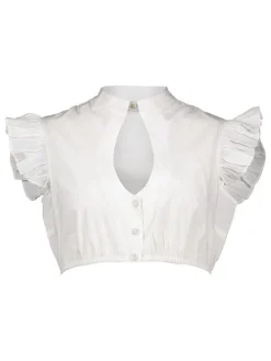 Dirndlbluse in Weiß