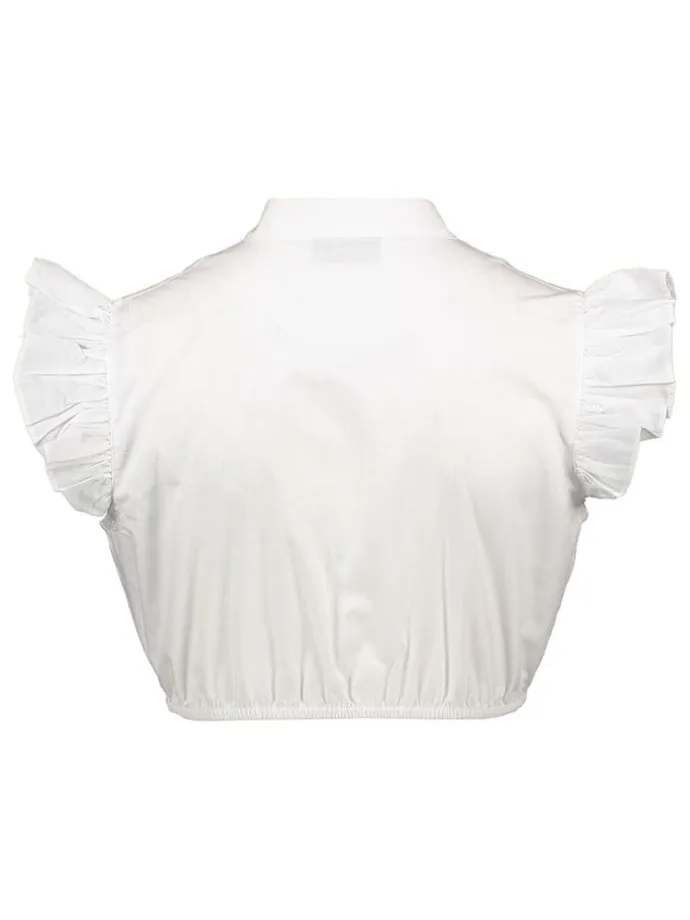 Dirndlbluse in Weiß