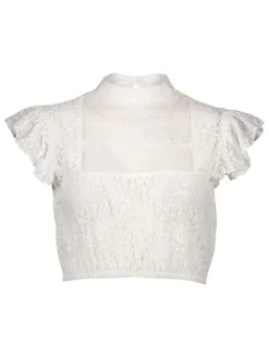 Dirndlbluse in Weiß