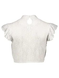 Dirndlbluse in Weiß