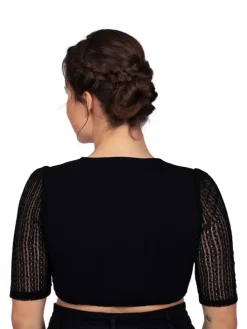 Dirndlbluse "Kassandra" in Schwarz