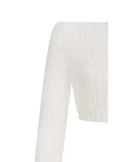 Dirndlbluse Langarm Juna in Creme