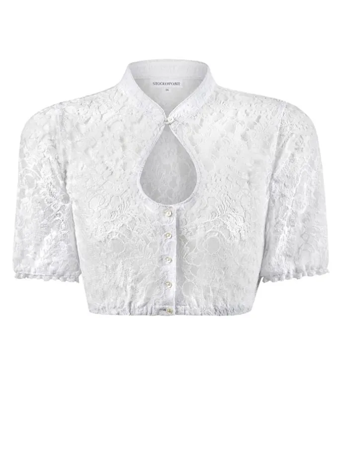 Dirndlbluse "Marita" in Weiß