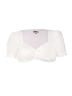 Dirndlbluse MÖDINGEN in offwhite