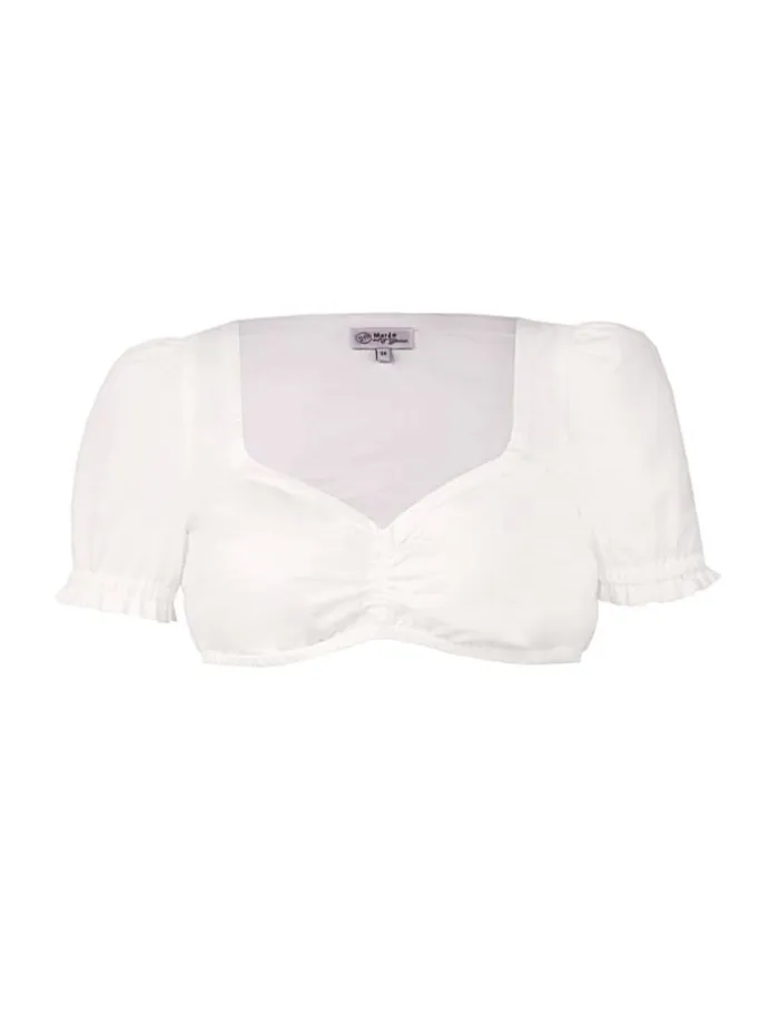 Dirndlbluse MÖDINGEN in offwhite
