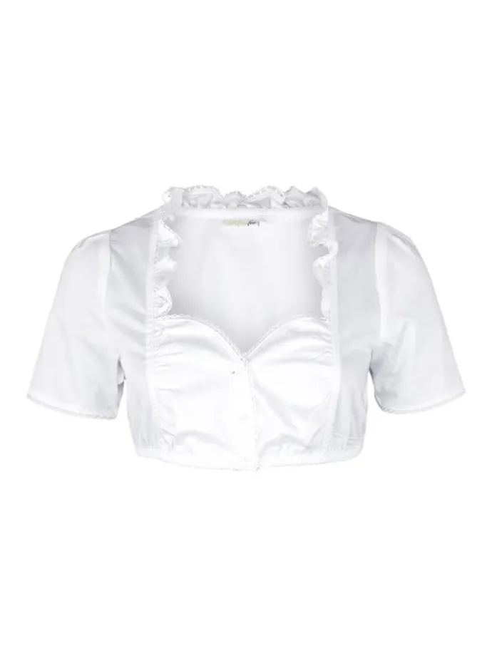 Dirndlbluse ''Melita'' in Weiß