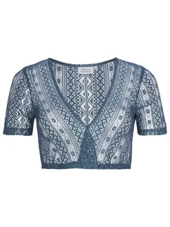 Dirndlbluse ''Nessa'' in Dunkelblau