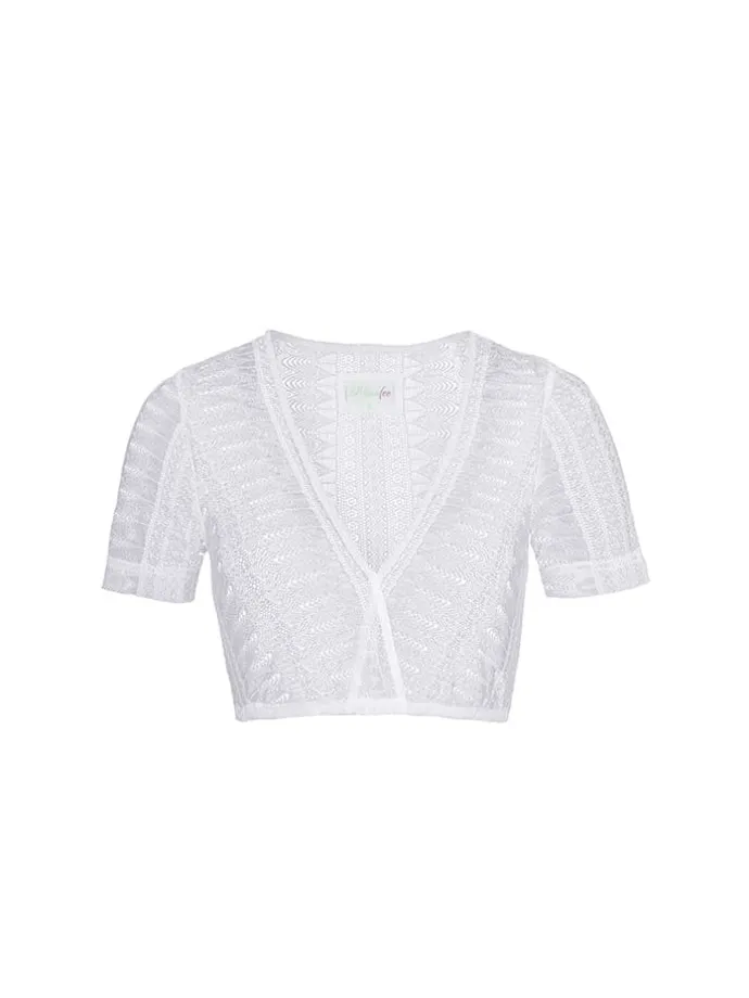 Dirndlbluse ''Nessa'' in Weiß