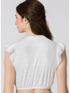 Dirndlbluse "Oriana" in Weiß